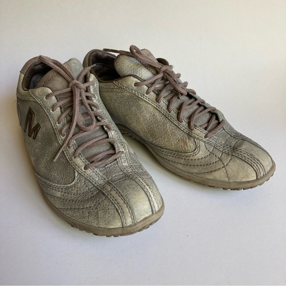 Merrill air cushion performance foot ware Gold sheen